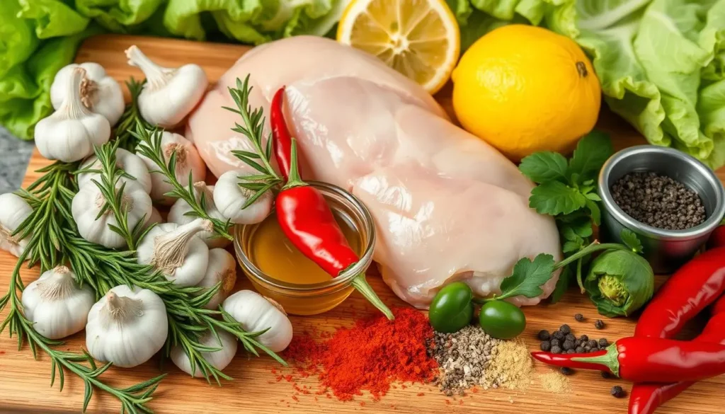 Chicken marinade ingredients