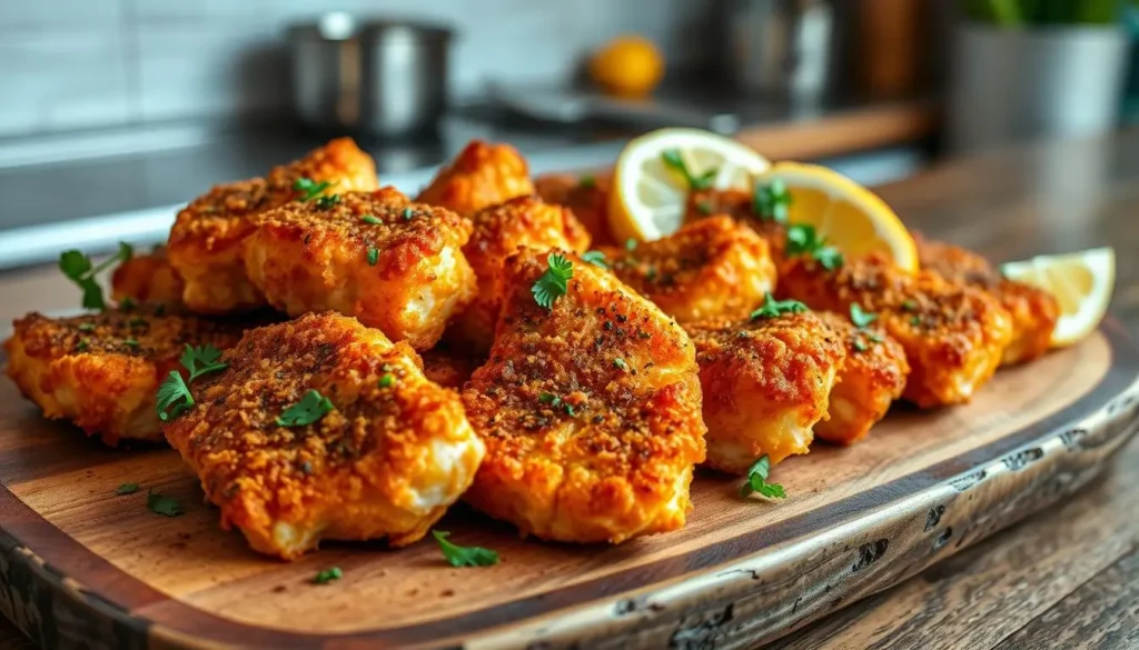 crispy salmon bites