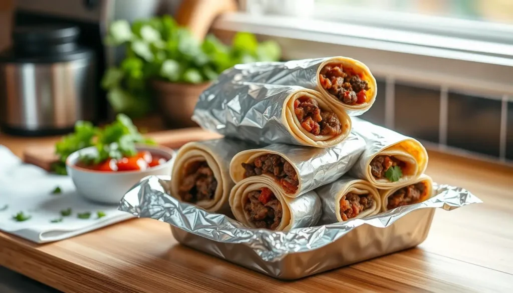 how to store steak burritos