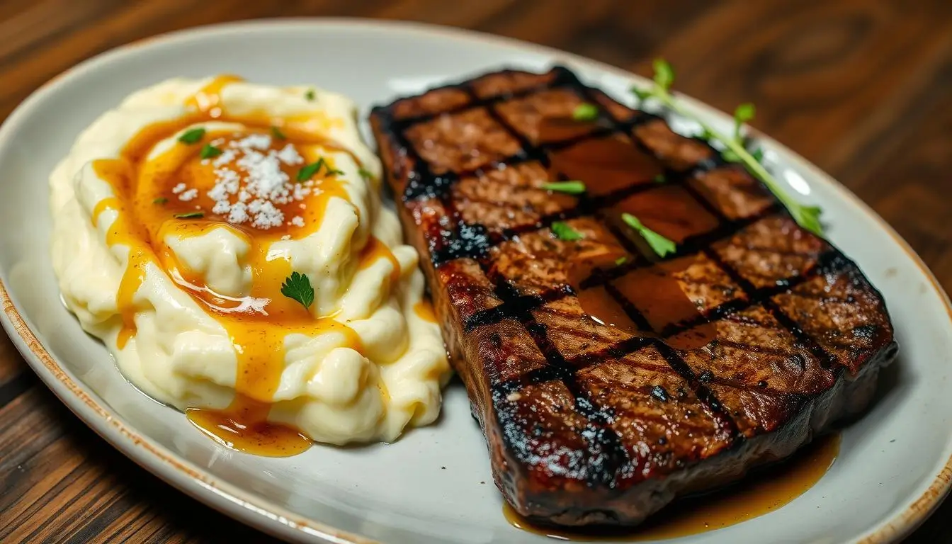 meals with steak and potatoes