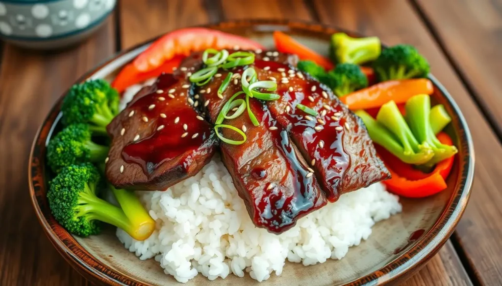 Beef Teriyaki Dish