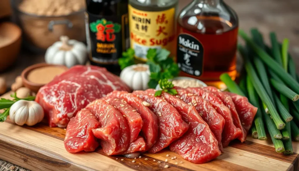 Beef Teriyaki Ingredients