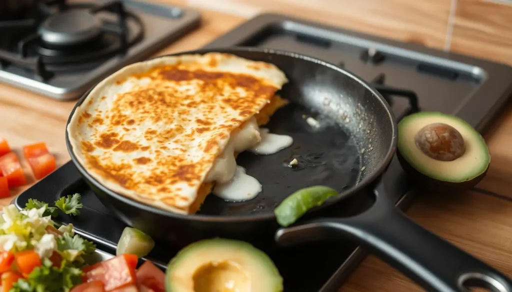 Reheating Quesadillas