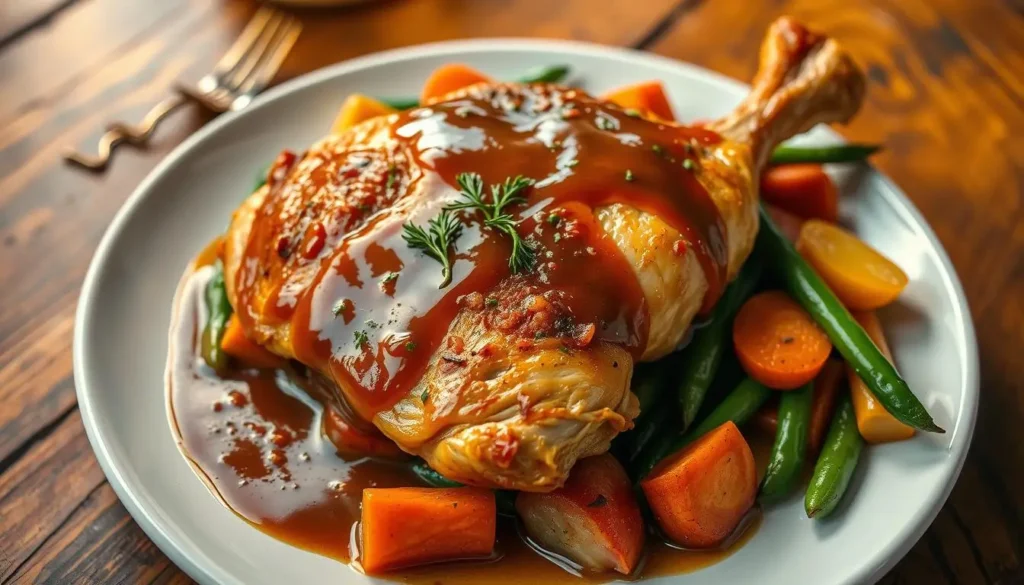 chicken with gravy