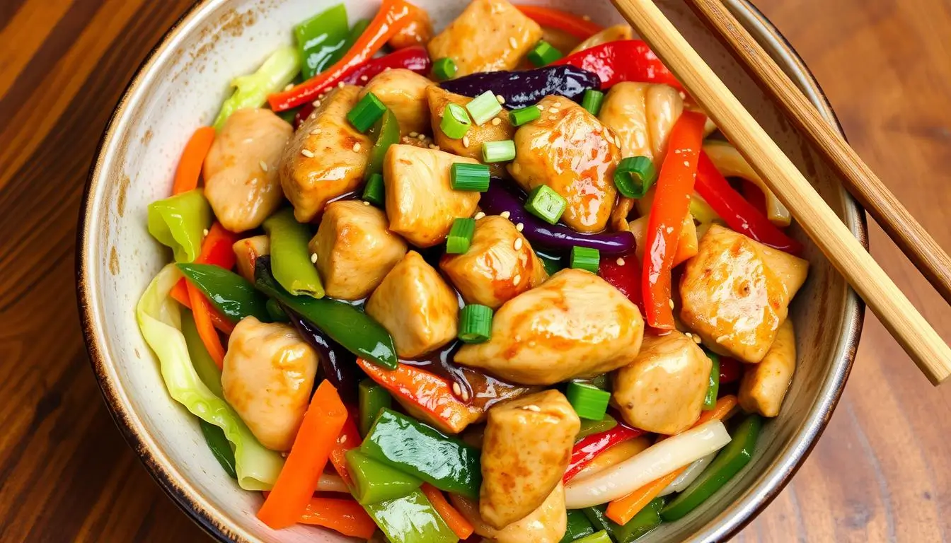 Chicken Stir Fry with Cabbage