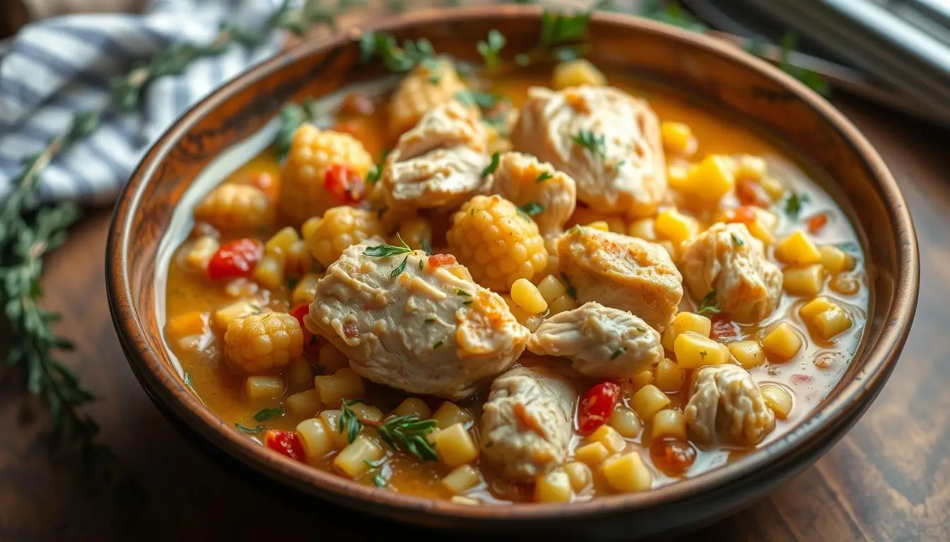 cornbread dressing with chicken