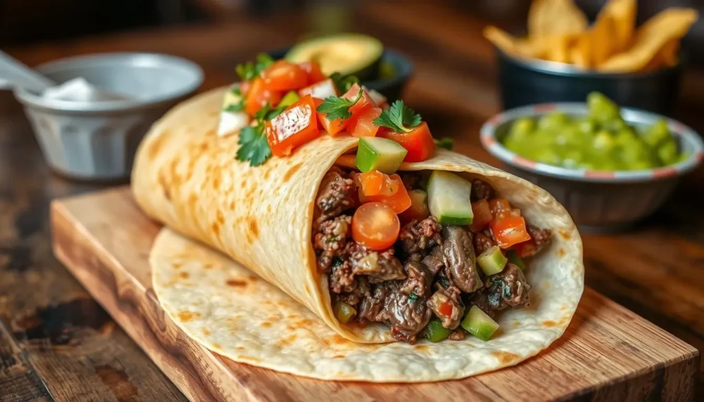 easy steak burrito