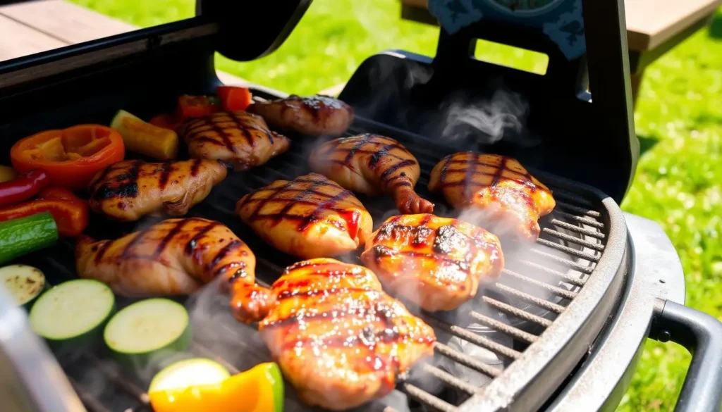 grilled chicken on the barbie