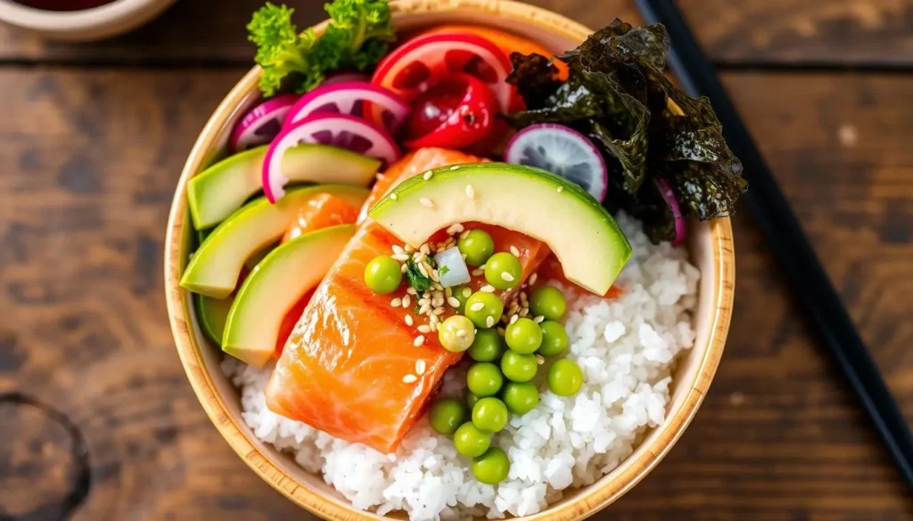 poke bowl recipe salmon