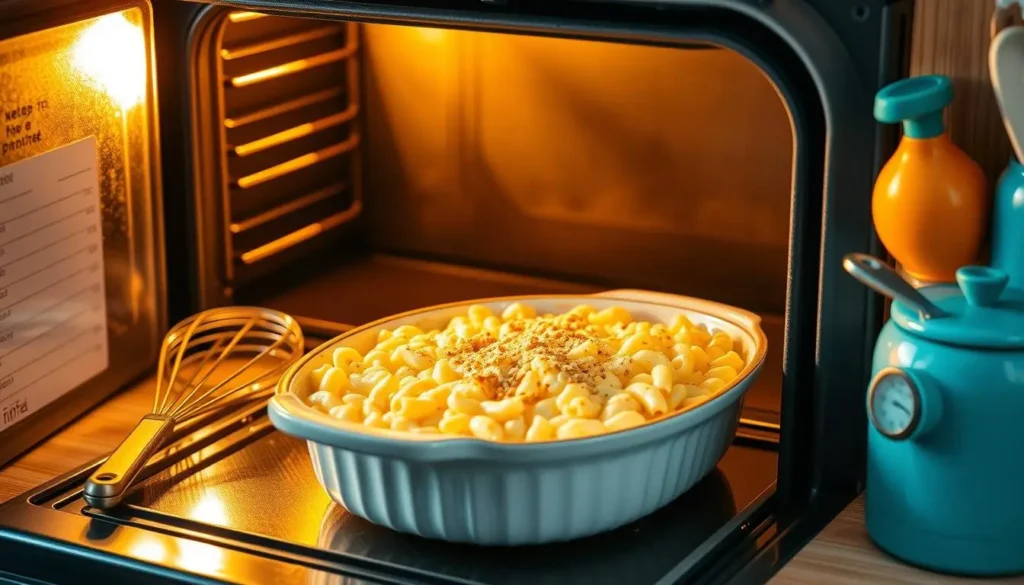 reheat mac and cheese in oven