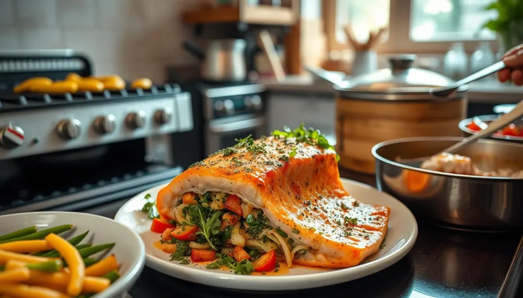 stuffed salmon cooking tips